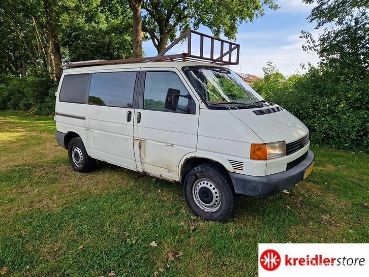 Volkswagen Transporter 2.5 TDI als Camper omgebouwd, Auto's, Bestelauto's, Bedrijf, Te koop, Alarm, Schuifdeur, Startonderbreker