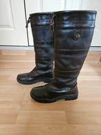 Hoge laarzen HKM donkerbruin leer, Ophalen, Zo goed als nieuw, Dressuur, Schoeisel