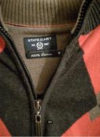 Als nieuw Vest 100% Katoen STATE of ART Grijs Rood ruit M, Kleding | Heren, Truien en Vesten, State of Art, Maat 52/54 (L), Verzenden