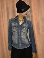 Prachtige spijkerblouse van only maat 34 zgan, Only, Blauw, Ophalen of Verzenden, Zo goed als nieuw