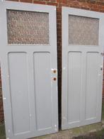196,5hx80,5br Set van 2 stuks identieke oude paneeldeuren, Ophalen