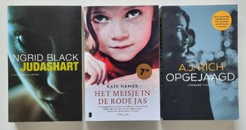 Set van 3 spannende thrillers  beschikbaar voor biedingen