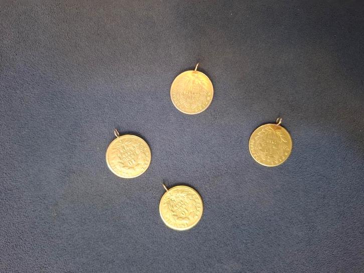 Guod luiz 21 karat, Sieraden, Tassen en Uiterlijk, Antieke sieraden, Goud, Ophalen of Verzenden