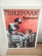 Metalen reclamebord Molenaar kindermeel, Verzamelen, Merken en Reclamevoorwerpen, Reclamebord, Ophalen of Verzenden