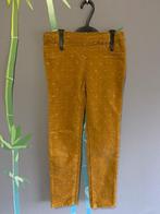 H&M Mosterdgeel Smalgeribd Corduroy Treggings mt 128, Broek, Meisje, H&M, Ophalen of Verzenden