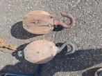 Klossen,katrollen telecom apparatuur uit 1900., Watersport en Boten, Ophalen of Verzenden, Gebruikt