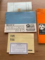 Sony 464-D Gebruiksaanwijzing, Ophalen of Verzenden, Gebruikt, Minder dan 2 meter, Coaxiale kabel