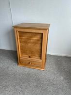 Houten rolkast met lade, Huis en Inrichting, Kasten | Roldeurkasten en Archiefkasten, Ophalen, Gebruikt, 50 tot 100 cm, Minder dan 100 cm