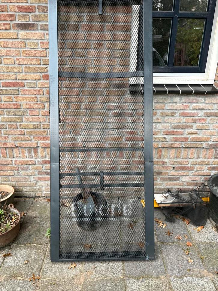 Auping Spiraalbodem 80x200 - Verstelbaar Hoofdeinde, Huis en Inrichting, Slaapkamer | Bedden, Gebruikt, Eenpersoons, Metaal, Zwart