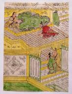 Japanse houtsnede, Antiek en Kunst, Kunst | Etsen en Gravures, Ophalen of Verzenden