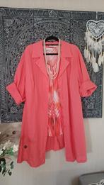 Promis Linnen Blouse Maat 50, Kleding | Dames, Blouses en Tunieken, Maat 46/48 (XL) of groter, Ophalen of Verzenden, Zo goed als nieuw