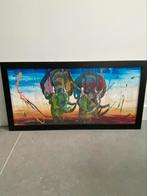 Schilderij olifanten uit Zuid Afrika (olieverf), Ophalen