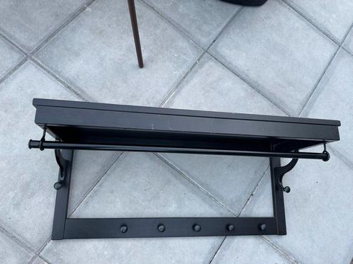 Ikea Hemnes kapstok - zwart, Huis en Inrichting, Woonaccessoires | Kapstokken, Gebruikt, Wandkapstok, Minder dan 100 cm, Hout