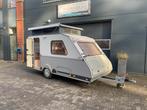 Verkocht!! Mooie Kip Kompakt kk37 met hefdak en twee zitjes, Caravans en Kamperen, Caravans, Standaardzit, Kip, Bedrijf, Tot en met 3