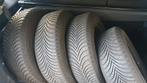 4 winterbanden op stalen velgen Michelin 195 65 15, Ophalen, Gebruikt, 15 inch, Winterbanden