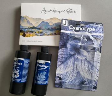 Cyanotype Set + Aquarellpapier - Nieuw! beschikbaar voor biedingen