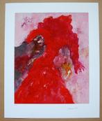 ## ARMANDO # Uniek Werk " Vrouw in Rood "30 Expl. Wereldwijd, Ophalen of Verzenden