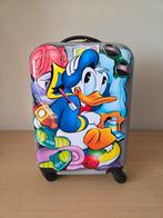 Donald Duck rolkoffer, zo goed als nieuw, Ophalen, Wieltjes, Gebruikt, 50 tot 60 cm