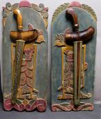 Keris houder Blawong Wayang BX3 hout kris beeld kunst Java, Ophalen of Verzenden