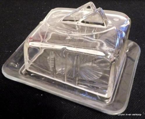 Blank persglazen kaasstolp, Huis en Inrichting, Keuken | Servies, Gebruikt, Schaal of Schalen, Overige stijlen, Glas, Ophalen of Verzenden