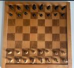 Schaak/Dambord met Stukken, Hobby en Vrije tijd, Gezelschapsspellen | Bordspellen, Ophalen of Verzenden, Gebruikt