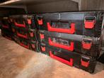Milwaukee HD Koffer/organizer/gereedschapskoffer Hoog laag, Ophalen, Gebruikt