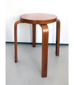 VINTAGE Ca. JAREN '60 ALVAR AALTO ARTEK KRUK STOOL, Huis en Inrichting, Krukjes, Ophalen, Gebruikt, Hout