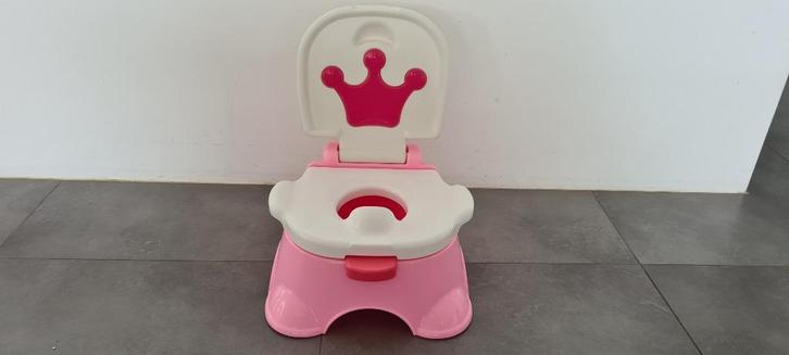 Fisher Price Princess roze potje en krukje, Kinderen en Baby's, Badjes en Verzorging, Zo goed als nieuw, Overige typen, Overige merken
