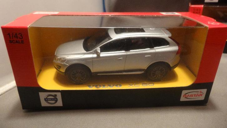 Rastar Volvo XC60 zilver grijs 1:43, Hobby en Vrije tijd, Modelauto's | 1:43, Nieuw, Auto, Overige merken, Verzenden