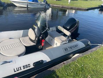 Superdeal: 3D Tender 550 MERCURY FOUR STROKE 80 PK + Trailer beschikbaar voor biedingen