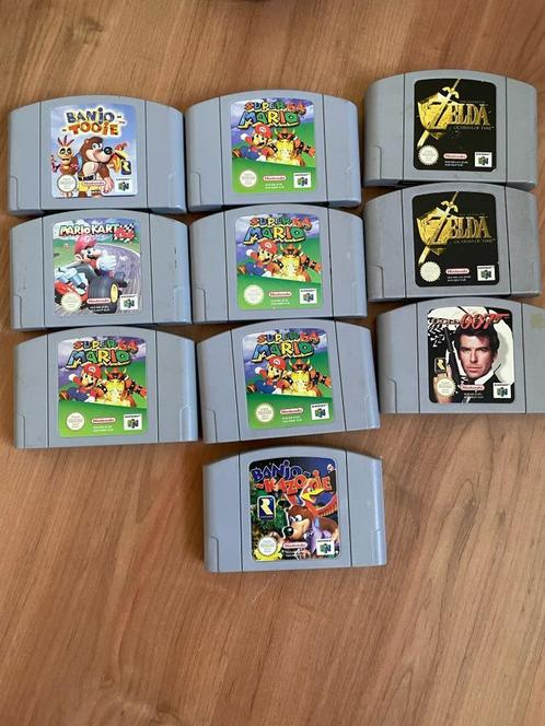 Diverse N64 games Banjo Kazooie Ocarina of Time o.a., Spelcomputers en Games, Games | Nintendo 64, Gebruikt, Overige genres, 1 speler
