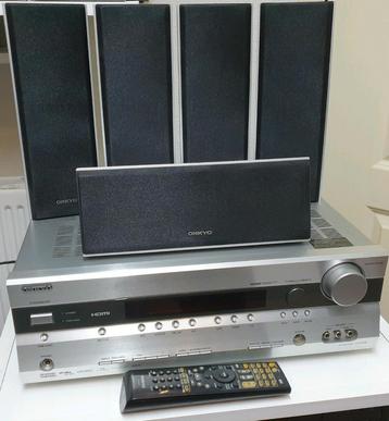 Onkyo home cinema receiver ht-r508 + speakers beschikbaar voor biedingen