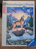 Ravensburger Puzzel - Wolf - 1000 Stukjes, Ophalen of Verzenden, Zo goed als nieuw, Legpuzzel