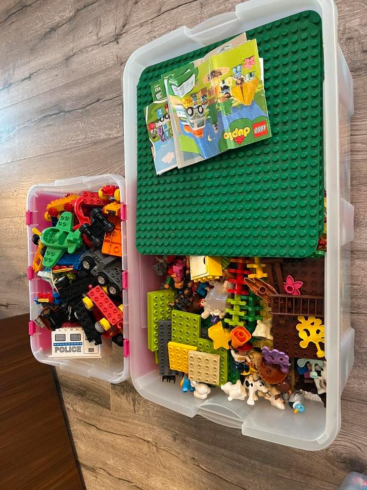 Heel veel duplo ongeveer 18kg, Kinderen en Baby's, Speelgoed | Bouwstenen, Zo goed als nieuw, Ophalen of Verzenden
