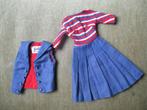 Vintage  Barbie  jurkje met hes, mattel jaren 60, Verzamelen, Poppen, Verzenden, Zo goed als nieuw, Kleertjes