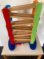 Houten ballenbaan ( dubbel spoor) merk Pintoy, Kinderen en Baby's, Speelgoed | Houten speelgoed, Ophalen, Zo goed als nieuw