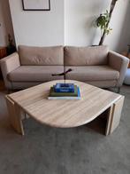 Travertin salontafel (zoals Roche Bobois), Huis en Inrichting, Ophalen, Overige materialen, Scandi japandi salontafel bijzettafel marmer travertin
