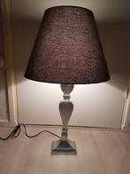 Staande lamp met metalen chrome voet, Ophalen of Verzenden, Zo goed als nieuw, Metaal, 75 cm of meer