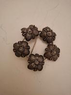 Antieke zilveren broche, Sieraden, Tassen en Uiterlijk, Broches, Ophalen, 4 tot 7 cm, Gebruikt, Zilver