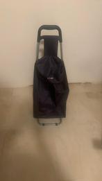 Boodschappen karretje zgan, 30 cm of meer, Blauw, 80 cm of meer, Zo goed als nieuw
