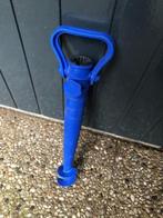 Blauwe Grondboor/strandparasolhouder, Ophalen of Verzenden, Zo goed als nieuw, Kunststof, Minder dan 100 cm