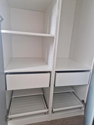 Ikea Pax kasten Reinsvoll Spiegel Grijsgroen 200x236 - afbeelding 4