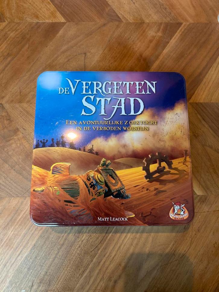 De Vergeten Stad - Compleet & Nieuwstaat!, Hobby en Vrije tijd, Gezelschapsspellen | Bordspellen, Zo goed als nieuw, Drie of vier spelers