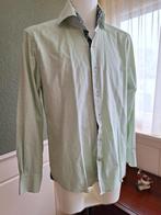 Cesare Cosatti groen wit geblokt overhemd 44 Xl gratis verz, Cesare Cosatti, Verzenden, Zo goed als nieuw, Halswijdte 43/44 (XL)