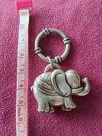 Grote verzilverde Hanger van een olifant, Gebruikt, Ophalen of Verzenden, Zilver, Dier