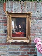 Gesigneerd schilderij kunst painting brocante vintage antiek, Antiek en Kunst, Ophalen