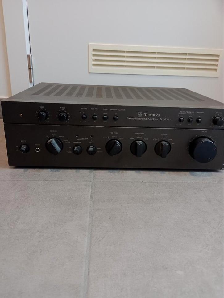 Technics SU-8080 Stereo Versterker - Topklasse!, Audio, Tv en Foto, Versterkers en Receivers, Gebruikt, Stereo, 60 tot 120 watt