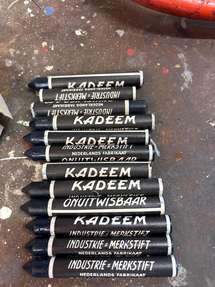 Kadeem Industrie Merk stiften, Verzamelen, Merken en Reclamevoorwerpen, Gebruikt, Gebruiksvoorwerp, Ophalen