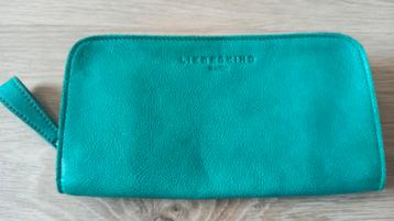 Liebeskind Berlin portemonnee - leer, groen beschikbaar voor biedingen