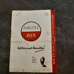 Vintage Amstel Bier Reclame Folder, Ophalen of Verzenden, Gebruikt